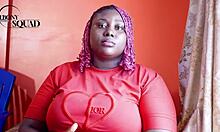 Chubby ebony mommy Lisa x Mama P in homemade interview casting. 😍