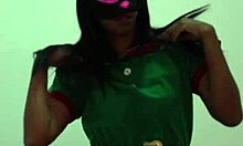 Eager Brunette Teases Homemade Assplay Fantasy