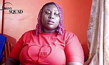 Chubby ebony mommy Lisa x Mama P in homemade interview casting. 😍