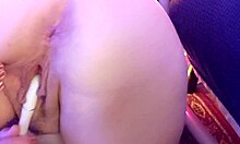 before live, the naughty girl gets wet for me