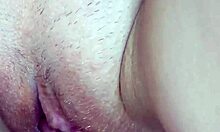 Oh wow, my tight pussy gets a huge cumshot in close-up! 😍