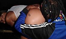 Negro Broxa Fucks Priscila Diabinha Outdoors