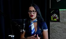 tiffany rocha's flight attendant story on sheer red