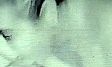 Horny housewife amateur reaches orgasm with two men in homemade threesome