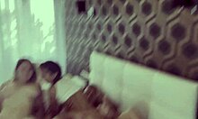 three guys finished and fucked hard two prostitutes