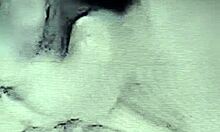 Horny housewife amateur reaches orgasm with two men in homemade threesome