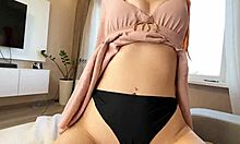 Fucking wife's boss intensely while she cooks in kitchen