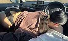 Hanging out with a friend in the car