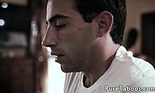 Stepsister teaches geeky stepbrother with tight pussy and oral instructions