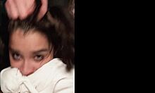 leg shaking orgasm, hardest she ever came