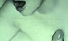 Horny housewife amateur reaches orgasm with two men in homemade threesome