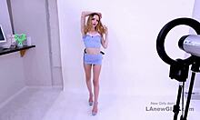 Sun-Kissed Blonde Cutie Gets Fucked In A Modeling Audition