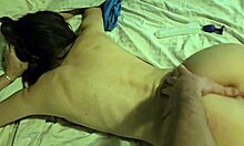 Brunette Teen's Tight Pussy Barely Takes Intense Cock Thrusts.