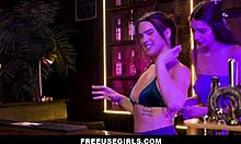 Freeusegirls - Freeuse Teen 18+ Bar Servers Are Freely Used By Customer - Aria Sloane Ivy Ireland Will Pounder