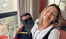 Did the married milf fuck two strangers while her husband watched?