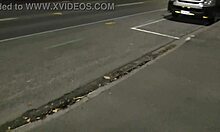 Trashy MILF Feels Deep Disgrace In Public Pissing