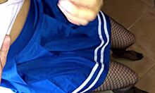 College coed demonstrates expert blowjob skills in a full video.