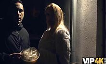 Vip4k tricked her bf by setting sex timer on blonde