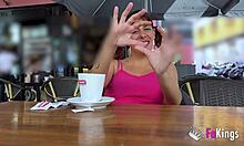 Nora Martin exposes big body in Seville before doggystyle fucking