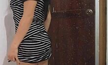 Sexy Stepmother Dances and Flashes Buttocks Before Wedding Party. So Hot!