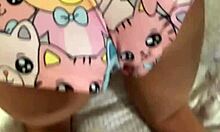 Blinding boyfriend to invite stepmother sex toy