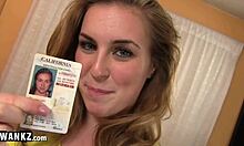 First Time Blonde Teen Screams In Ecstasy!