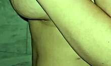 A mature latina milf relaxes in the shower bathing session