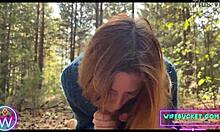 Amateur Milfs By Wifebucket Giving Him A Special Treat. In The Forest Outdoors.