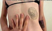 Stepbrother warms up stepsister with his cock, licking her cute young legs and tits in close-up homemade action. First time with friend girlfriend vibes.