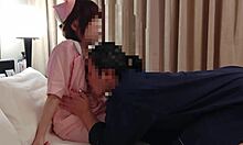 Kinky nurse in costume gets raw cock in wet pussy