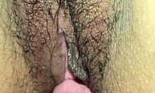 Masturbation turns into wet pussy intercourse with a hot creampie finish. Latina small tits get full attention.