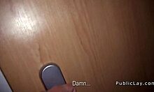 i'm seeing this european brunette getting banged in public pickup