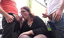 Gwen Masters Double Vaginal in Hot MMF Action