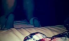 Storm sensually claps her big bbw ass while glancing outside to see who's watching