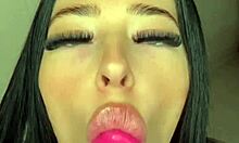 Amateur slut solo masturbation with toys on webcam