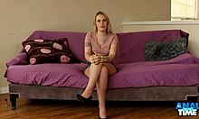 مهووس بليلا لوف الشقراء القذرة تأخذ شرج عنيف