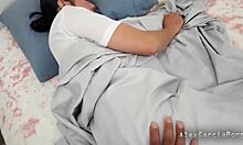 papi convinces stepdaughter to try something new when home alone