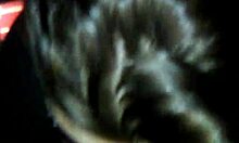 The girlfriend takes pleasure in pleasuring her boyfriend orally, leading to a swallow