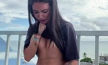 Hey, wanna see my tight pussy flashing outdoors?