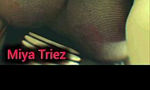 Miya Triez Humiliating Cuckold With Big Tits