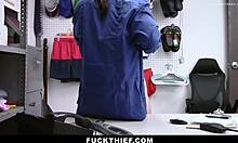 Shoplifter Seduces Officer with Blowjob to Escape Trouble at Work - FuckThief