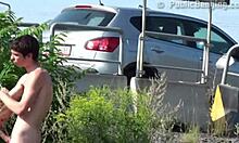 Awesome Public Cute Blonde Teen 18+ Gangbang