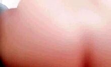 Young Girl Sits On Dildo