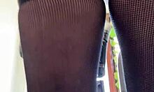 hairy milf does intense fitness workout