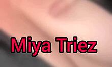 Miya Triez Humiliating Cuckold With Big Tits