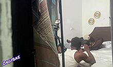 Behind The Scenes Of A Porn Shoot, Feeling The Wet Licks On Shaved Pussy