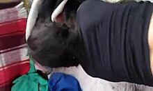 Waking my stepsister for her first anal ride and doggy style.