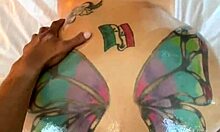 waking up to a slutty morning sex tape with a big black bodybuilder