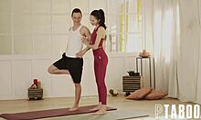 Hey, wanna watch Alyssa Bounty and Nikki Nuttz get steamy in yoga POV action?