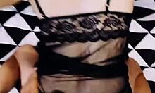 Wife Feels Desire In Fishnet Bodysuit